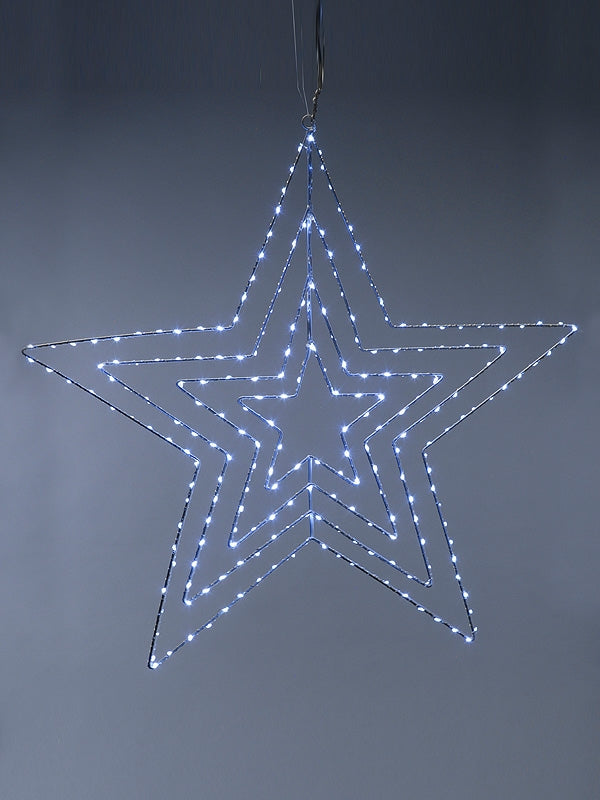 star silhouette christmas light