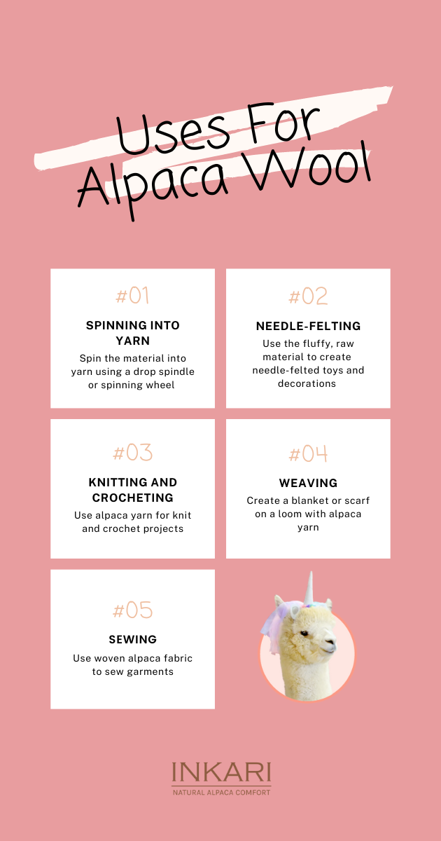 the uses for alpaca wool