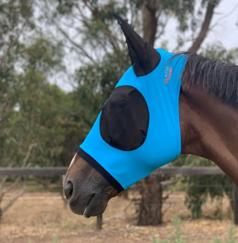 Lycra Fly Mask With Ears - Active Equine