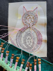 Sooty Cat Bobbin Lace