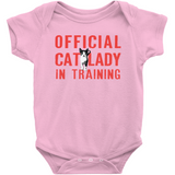 Official Cat Lady In Training Onesie