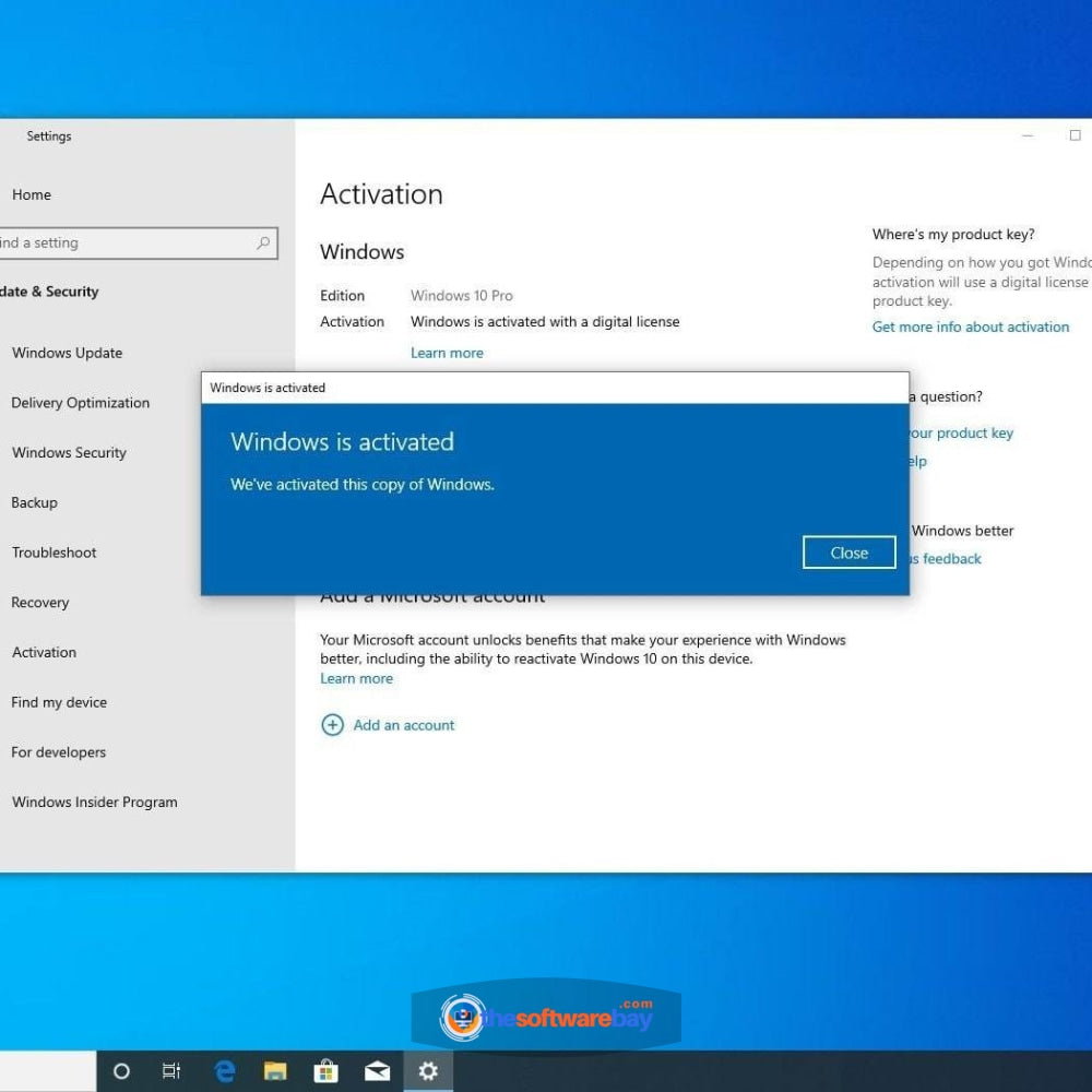 win 10 pro activation key