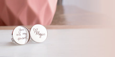 You Are My Person engraved cufflinks by Love Georgie
