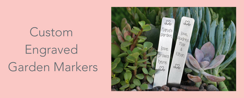 custom engraved garden markers from Love, Georgie