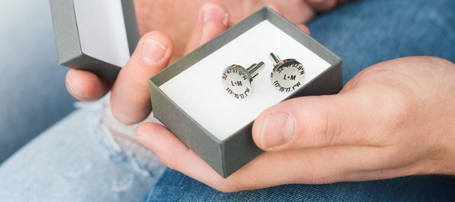 Personalized cufflinks for men