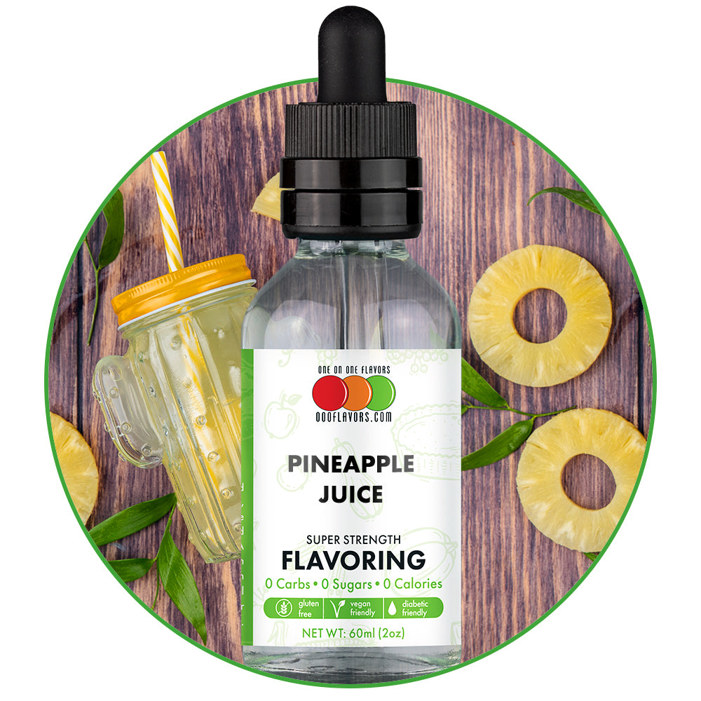 Pineapple Juice Flavored Liquid Concentrate | One on One Flavors