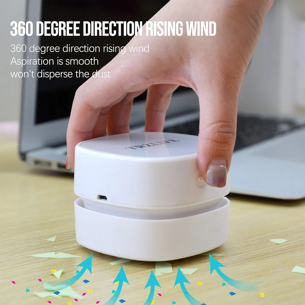 2024 Mini Vacuum Desk Vacuum Cleaner For Desk High Suction Material Strong And Durable Table Dust Catcher Suck Up Crumbs Dirt