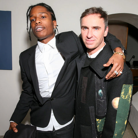 A$AP rocky and Raf Simons