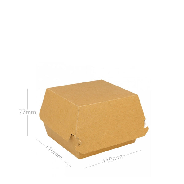 Allpack24 - Hamburger, Klappbox, klein, 100 Stück, 12,5x12,5x6,5
