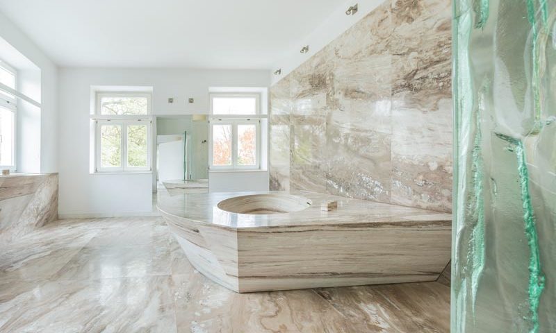 marble tile floor bathroom