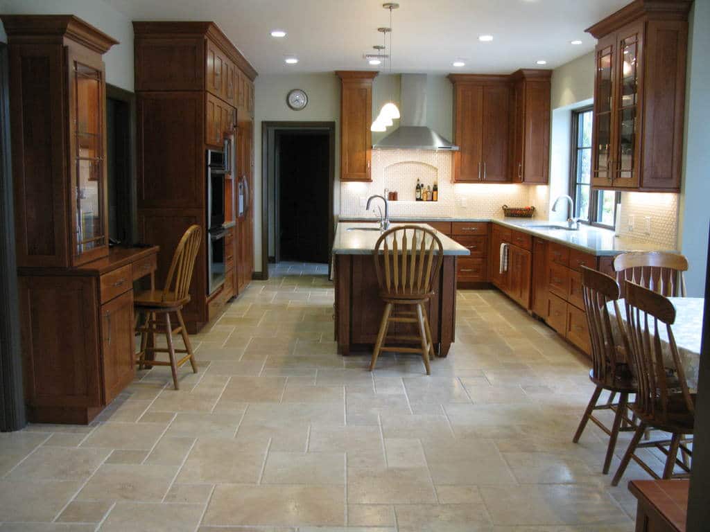 Travertine Kitchen Floor Design Ideas Cost And Tips Sefa Stone