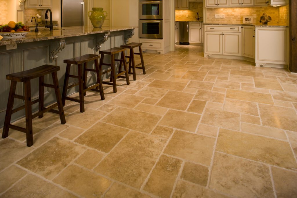 Travertine Kitchen Floor Design Ideas Cost And Tips Sefa Stone