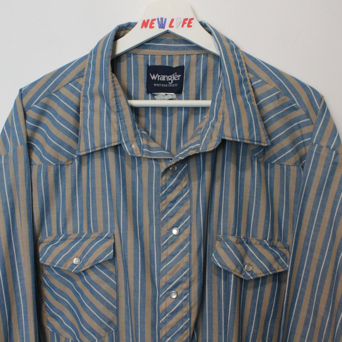 Vintage Wrangler Striped Western Button Up - 3XL – NEWLIFE Clothing