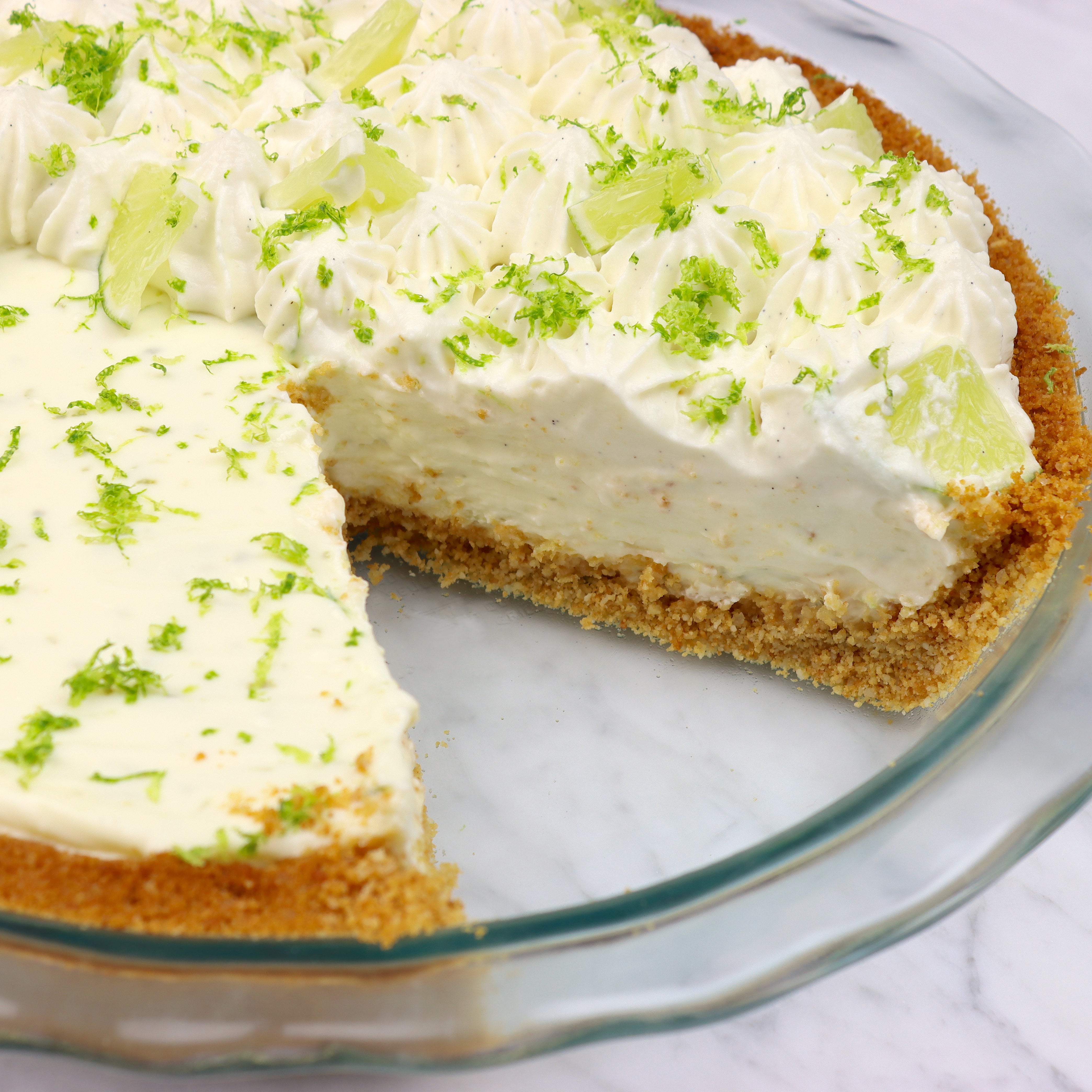 Easy No-Bake Cream Cheese Key Lime Pie Recipe | How To Cuisine