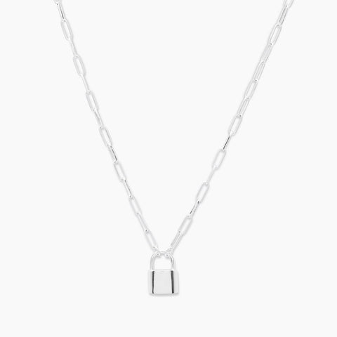 Gorjana Kara Padlock Charm Necklace - Gold