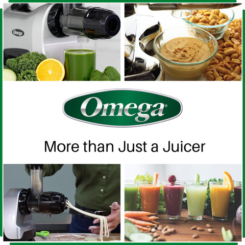 Showing all the things Omega Juicers can do