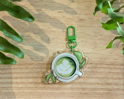Acrylic Keychain Frog with knife • Galencaixe