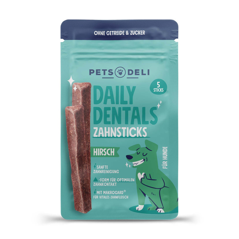 "Daily Dentals Zahnsticks" Hirsch für Hunde