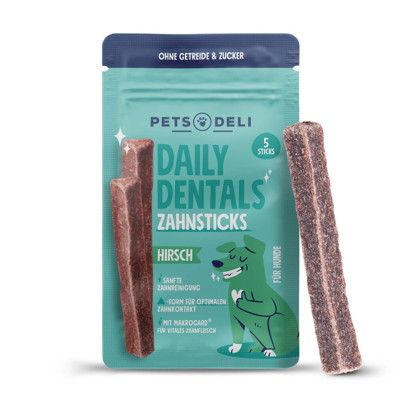 "Daily Dentals Zahnsticks" Hirsch für Hunde