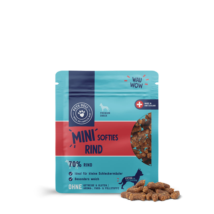 Snack Mini Softies Rind für Hunde