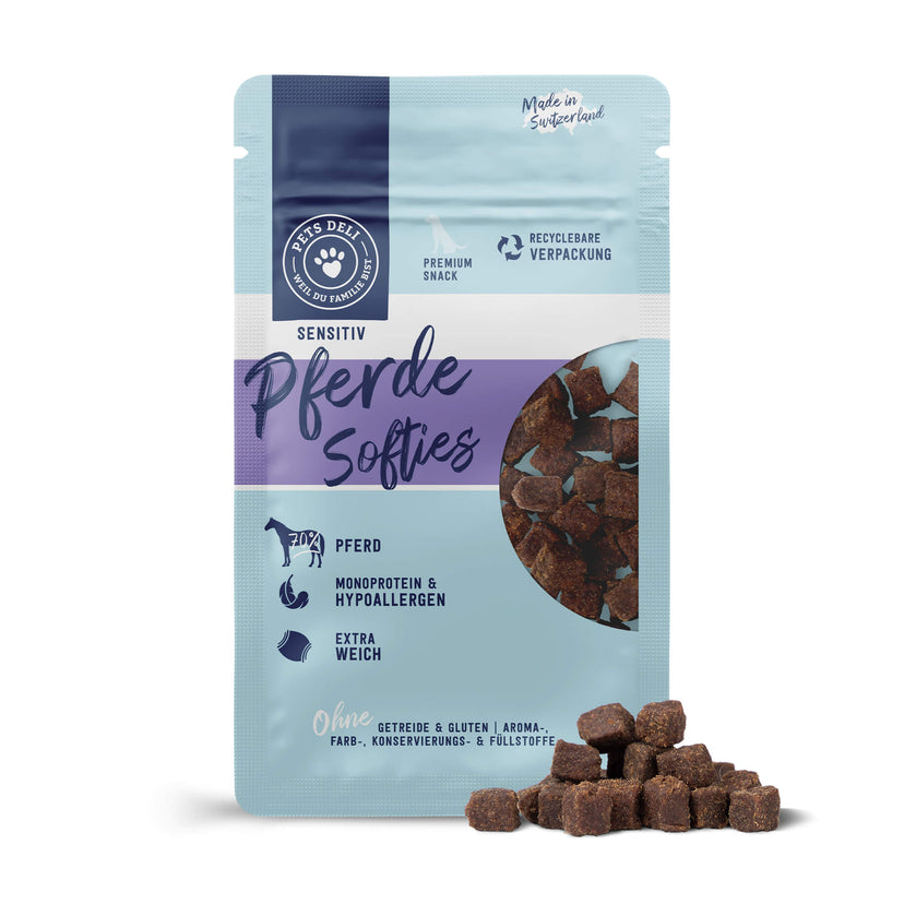 Snack Sensitiv Pferde Softies für Hunde