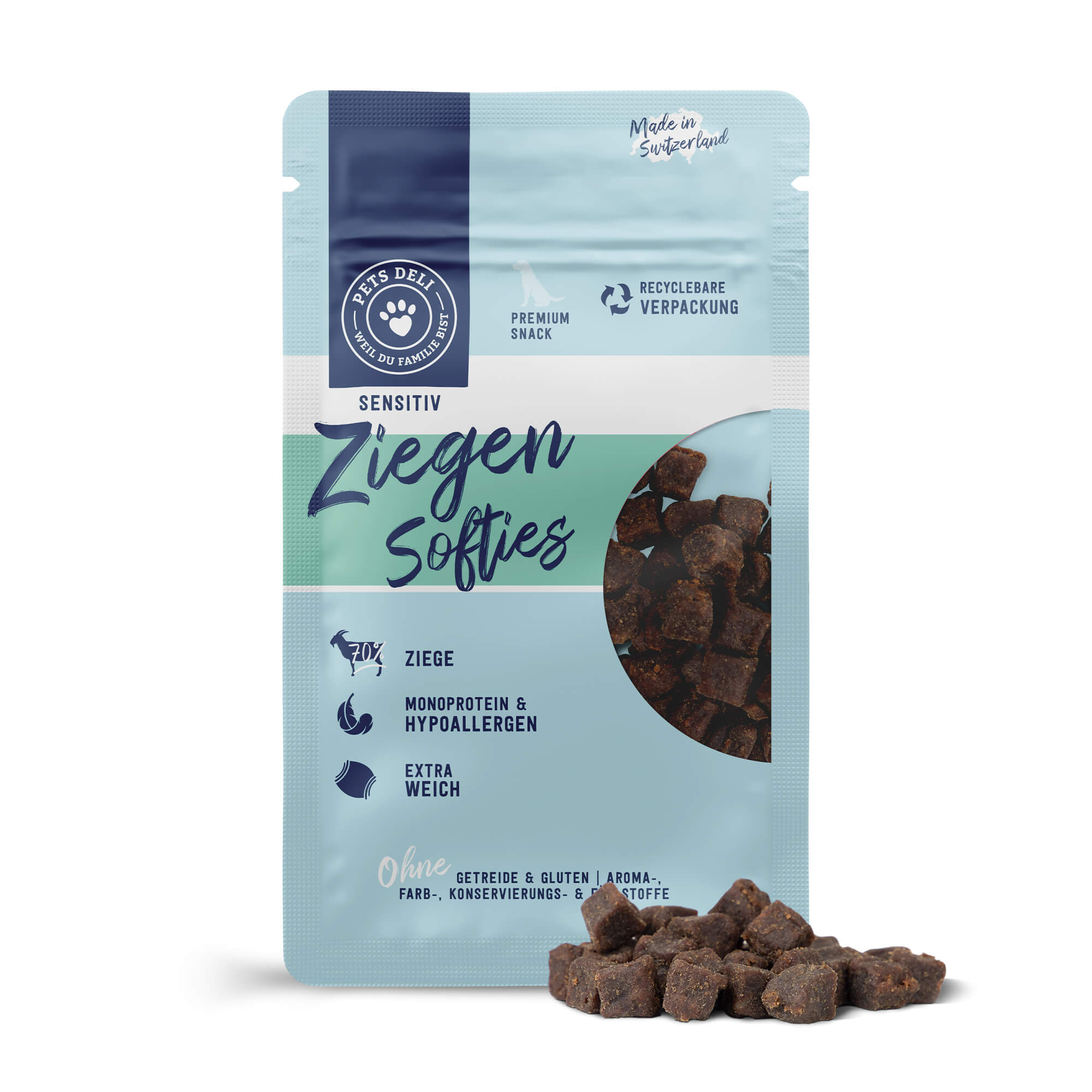 Snack Sensitiv Ziegen Softies für Hunde