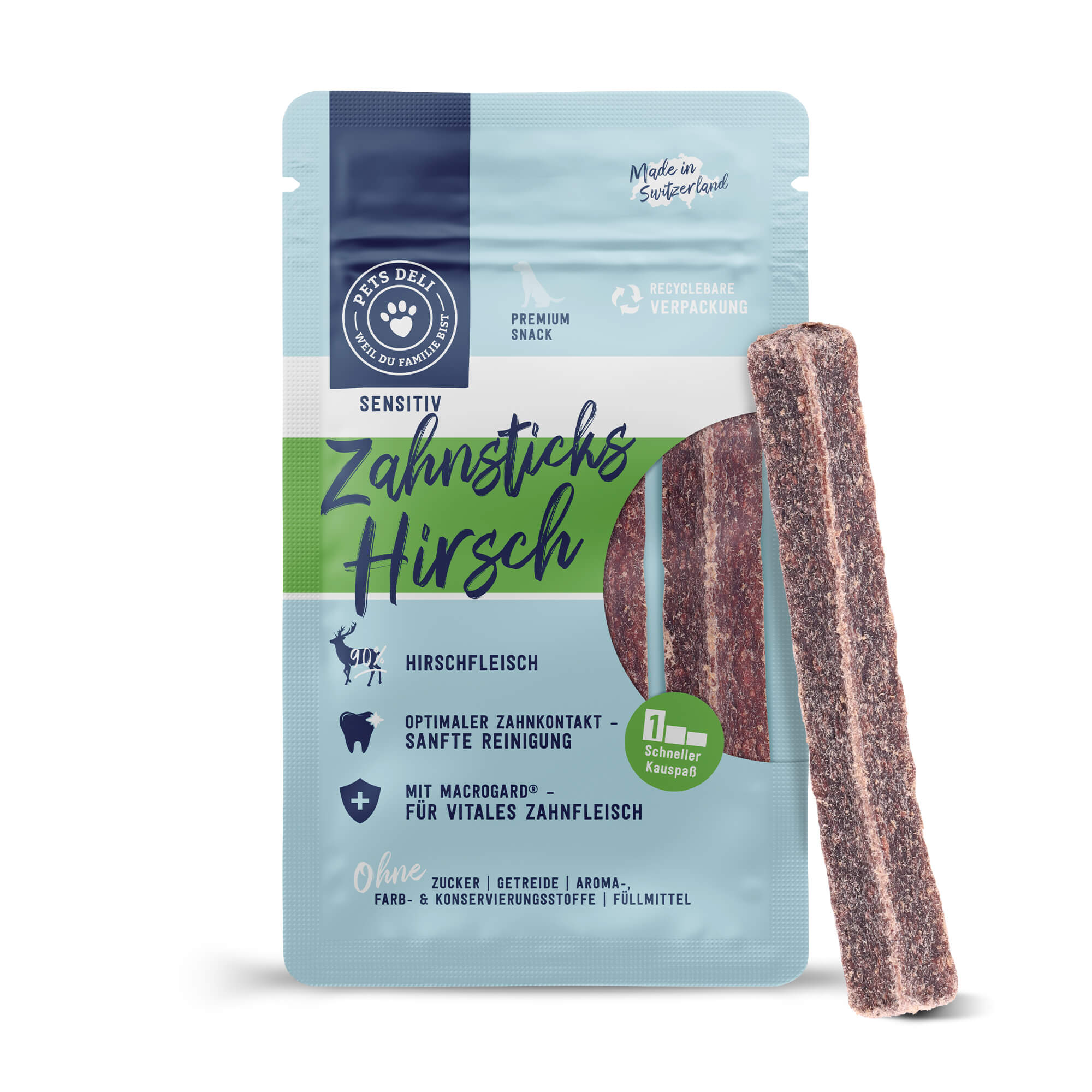 Snack Denta Hirsch Sticks für Hunde