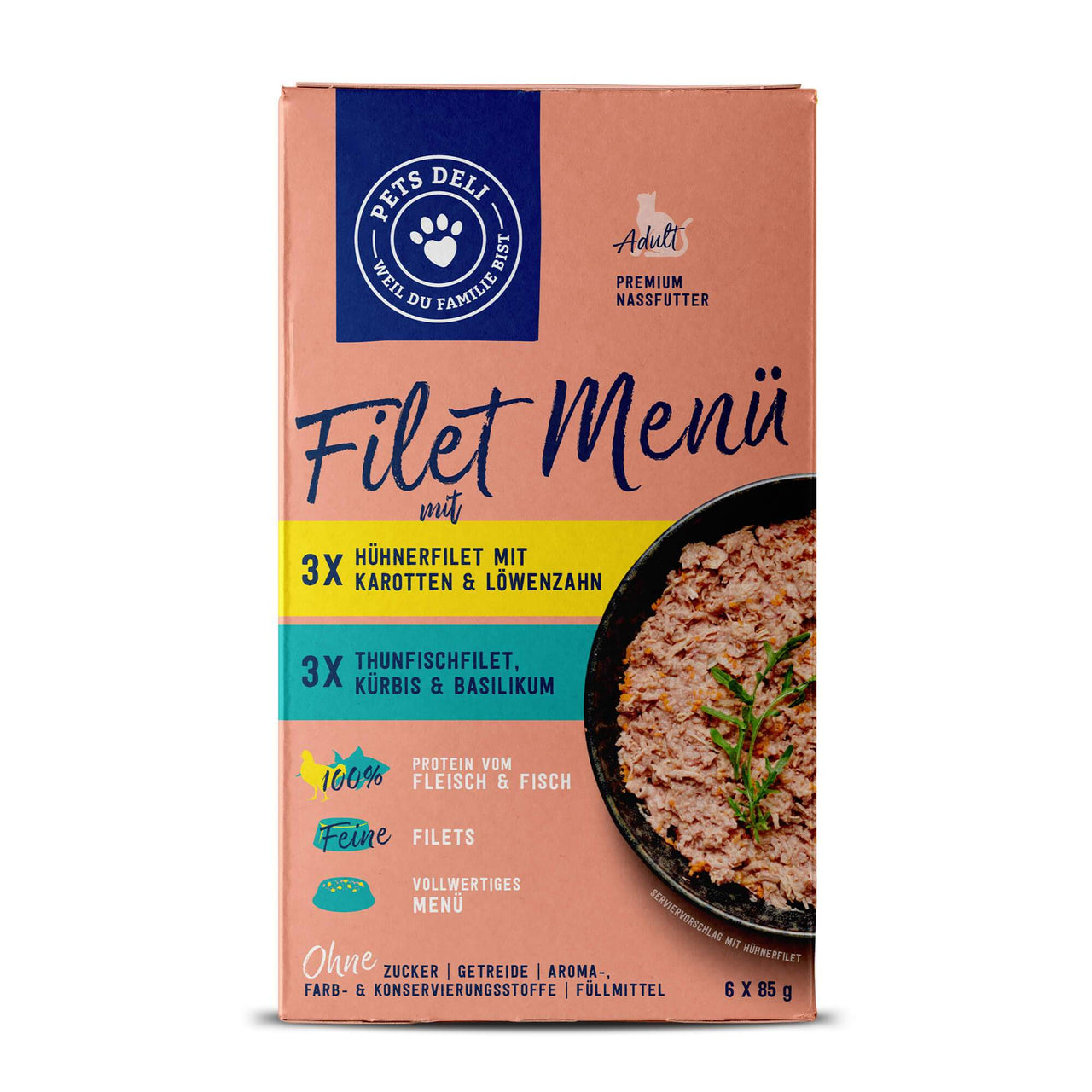 Premium Katzenfutter - PD Katze Nafu Filetmenu Mp Huhn Thunfisch 01 1280x