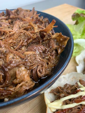 Korean Kalbi Pulled Beef