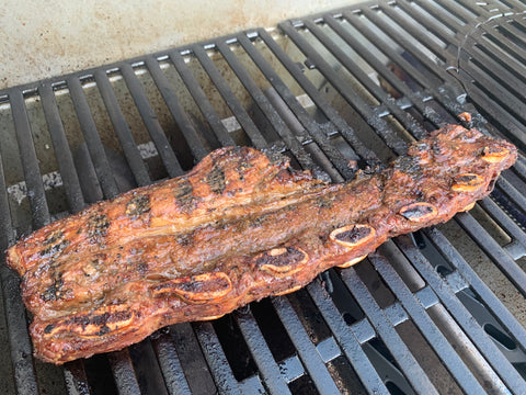 Kalbi Grilled Flank Ribs Steak