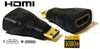 Gold Plated HDMI A Female to HDMI Mini C Male Connector