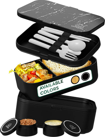 Original Bento Box Premium Nestable Onyx Black (51 oz) – Umami Bentos