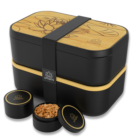 Original Bento Box XXL LTD Edition Black & Marble – Umami Bentos