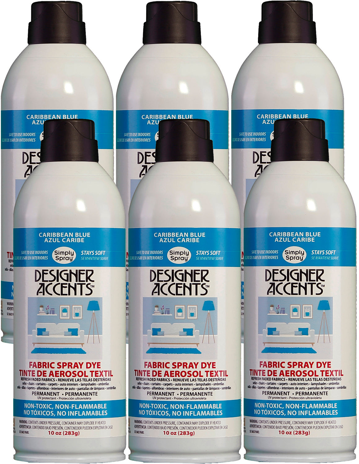 Designer Accents Fabric Paint Spray Dye by Simply Spray