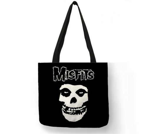 New Marilyn Monroe With Jason Voorhees Mask Canvas Tote Bags. Image –  J.B. Accessories05