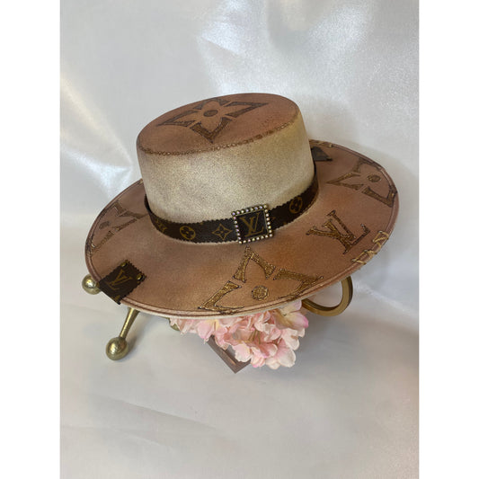 Upcycled LV Tulum Straw Hat – Anagails