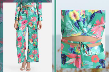Floral Printed Trouser