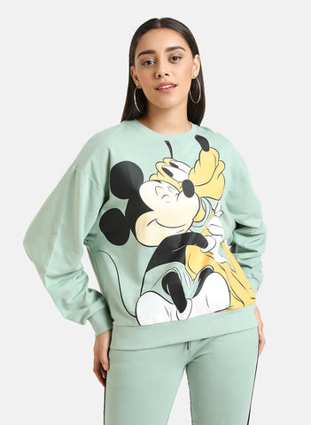 Mickey & Friends © Disney Printed Oversized Sweatshirt