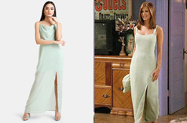 Channel Rachel from Friends with this Whistles dress dupe