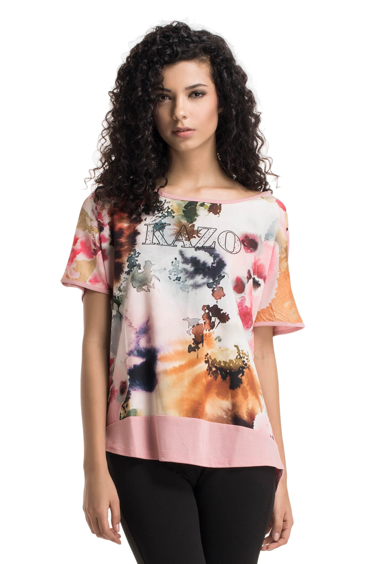 Buy Rocie Kazo Printed T-Shirt 114604BRRSCXS - KAZO