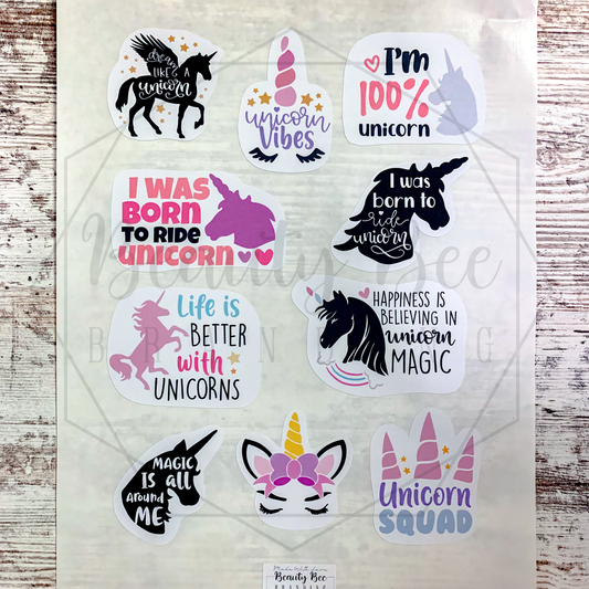 Pastel Goth Sticker Sheet – Beauty Bee Branding LLC