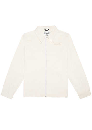 Leroy Corduroy Zip Jacket - Cream