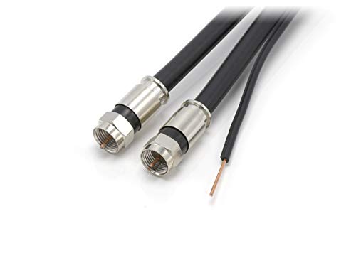 100ft Dual With Ground Rg6 Coaxial Twin Coax Cable Siamese Cable Wit Directnine Hong Kong