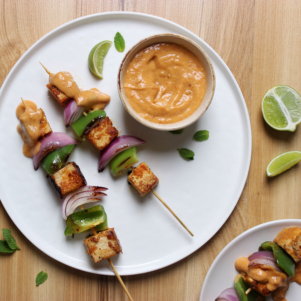 Peanut Satay Kebabs (Vegan Friendly) Recipe | EasiYo UK