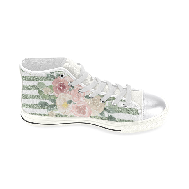 pink glitter canvas shoes