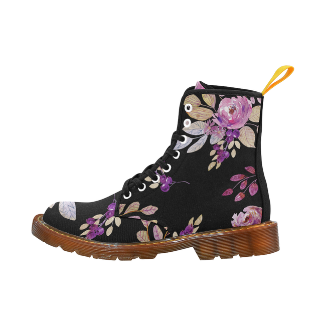 floral pattern boots