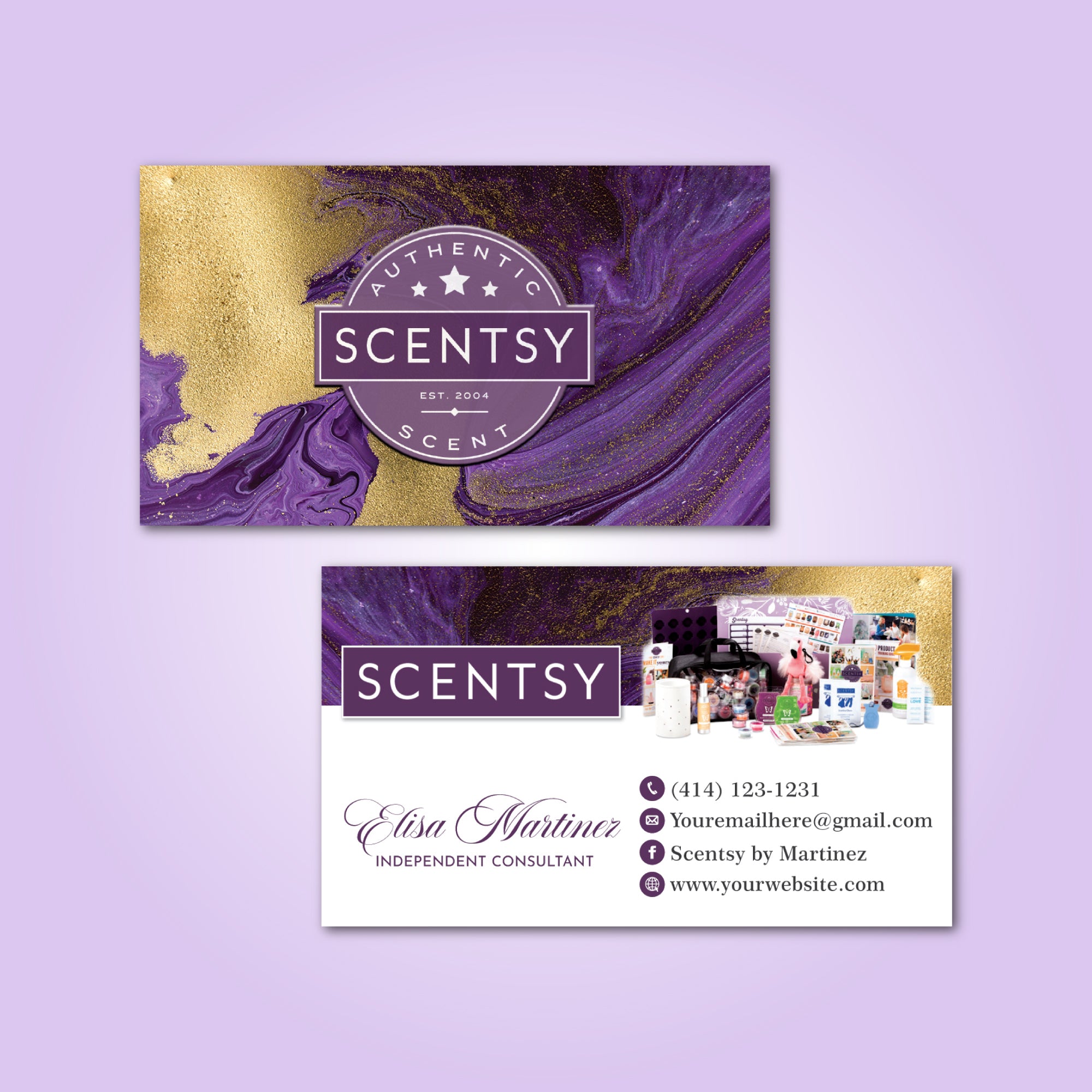 Watercolor Scentsy Business Card Personalized Scentsy Business Ss05 Toboart