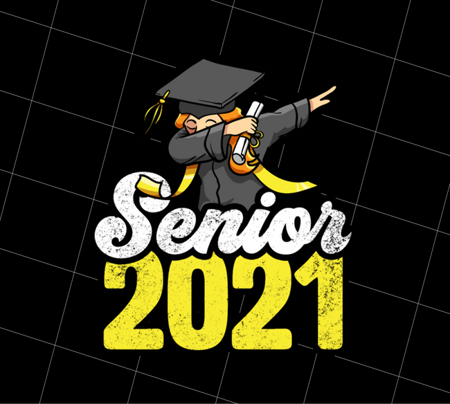 Download Senior Class Of 2021 Gift Graduation Dabbing Png Printable Toboart