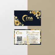 Personalized Zyia Active Business Cards, Floral Zyia Business Cards ZA38