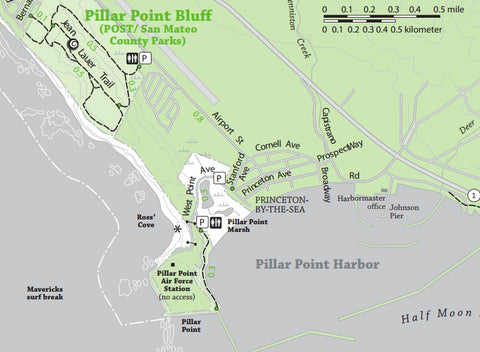 Map of pillar point